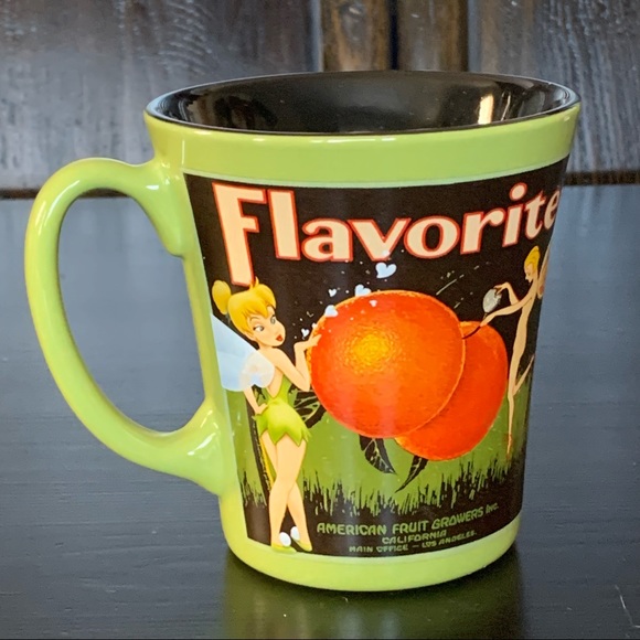 Disney Tinker Bell Flavorite American Fruit Growers Ceramic Mug - Picture 7 of 10